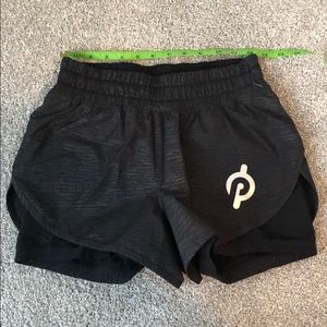 Black Lululemon Peloton Shorts